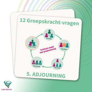 Set 5. ADJOURNING Groepskracht-kaarten